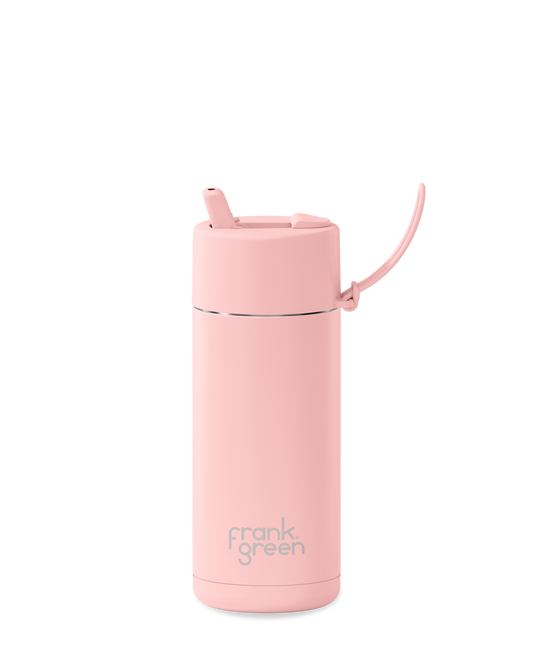 16oz Bottle with Flip Straw Lid