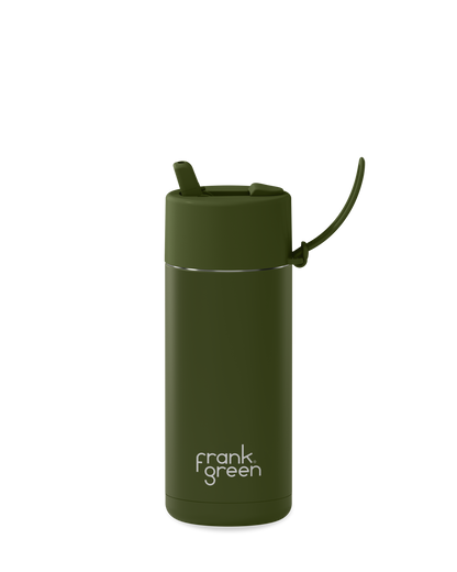 16oz Bottle with Flip Straw Lid