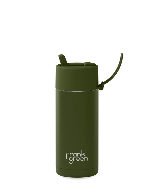 16oz Bottle with Flip Straw Lid