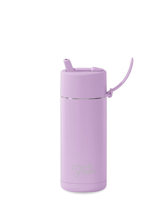 16oz Bottle with Flip Straw Lid