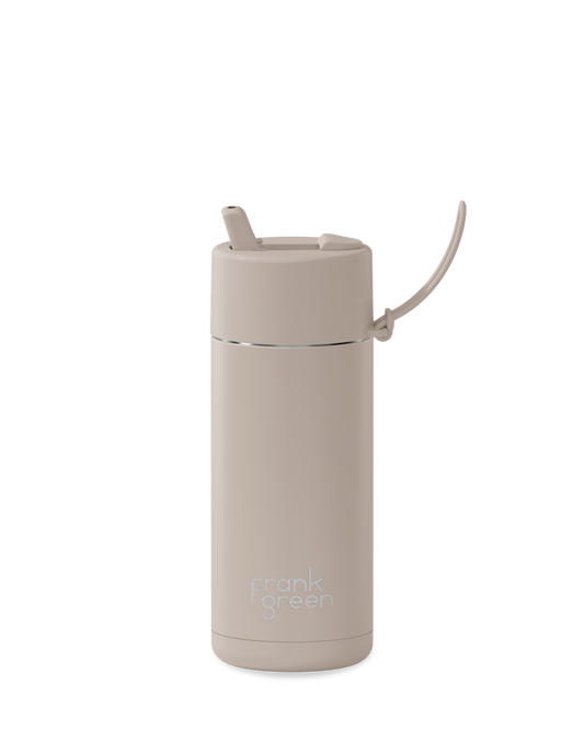16oz Bottle with Flip Straw Lid