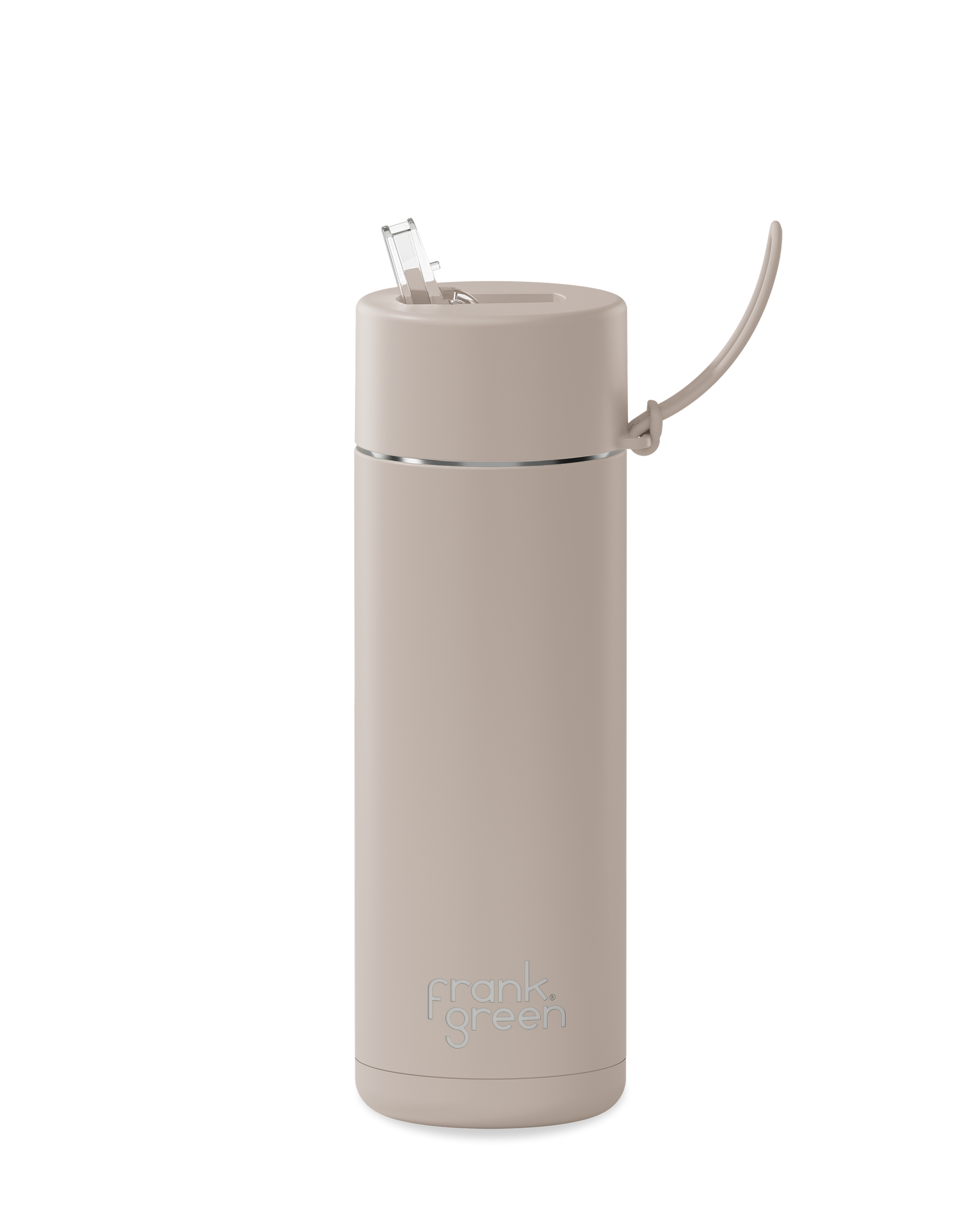 20oz reusable water bottle with Straw Lid in Moon Dust