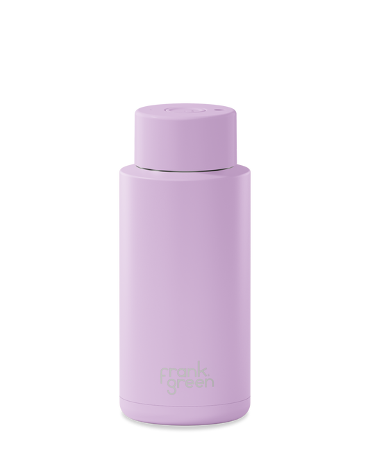34oz Bottle with Button Lid