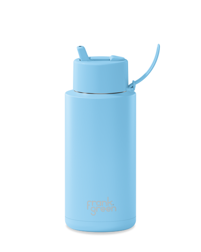 34oz Bottle with Flip Straw Lid