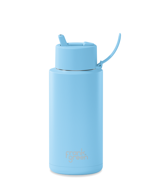 34oz Bottle with Flip Straw Lid