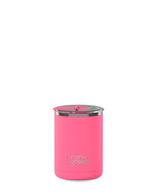 Limited Edition Ceramic Coffee Cup with Hinged Lid - 12oz / 355ml