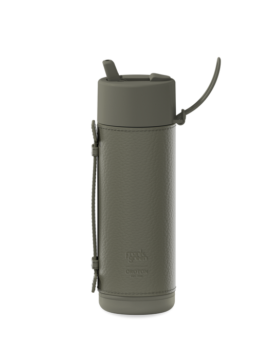 Oroton Leather Sleeve + Ceramic  - 20oz / 595ml (Block Colour)