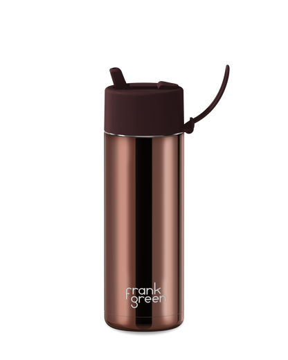 Chrome Ceramic Reusable Bottle - 20oz / 595ml