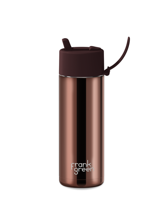Chrome Ceramic Reusable Bottle - 20oz / 595ml