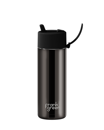 Chrome Ceramic Reusable Bottle - 20oz / 595ml