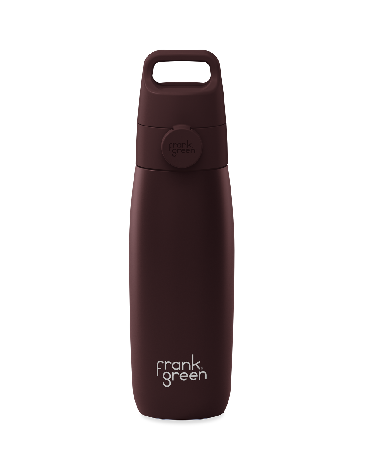20oz frank green reusable water bottle with a grip handle lid