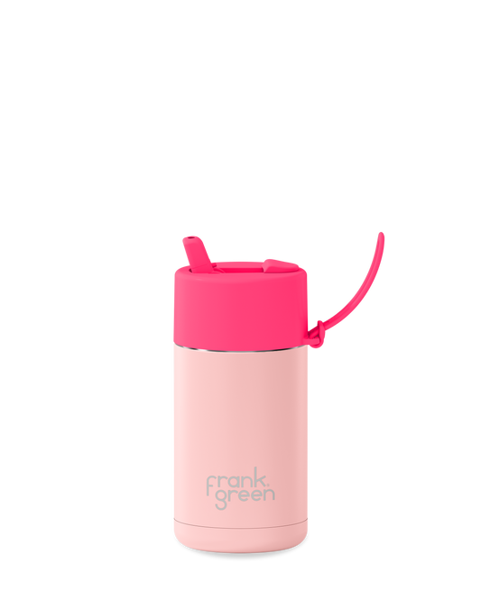 12oz Bottle with Flip Straw Lid