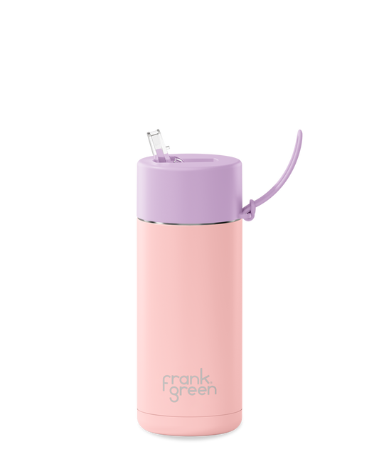 16oz Bottle with Straw Lid