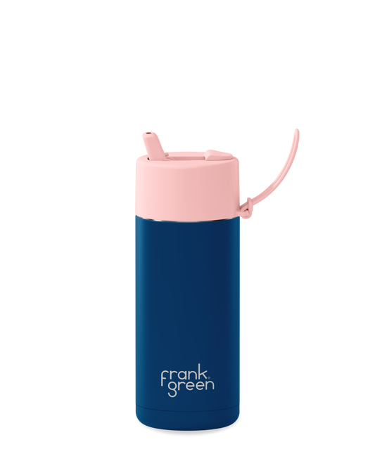 16oz Bottle with Flip Straw Lid