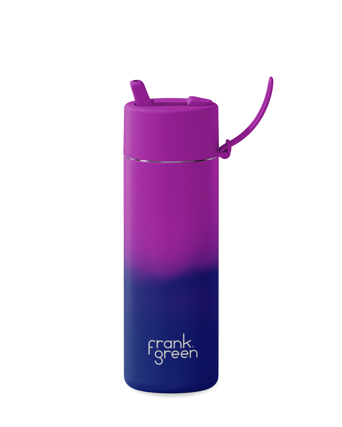 25oz SS Single Wall Bottle Colour Change with Flip Straw Lid
