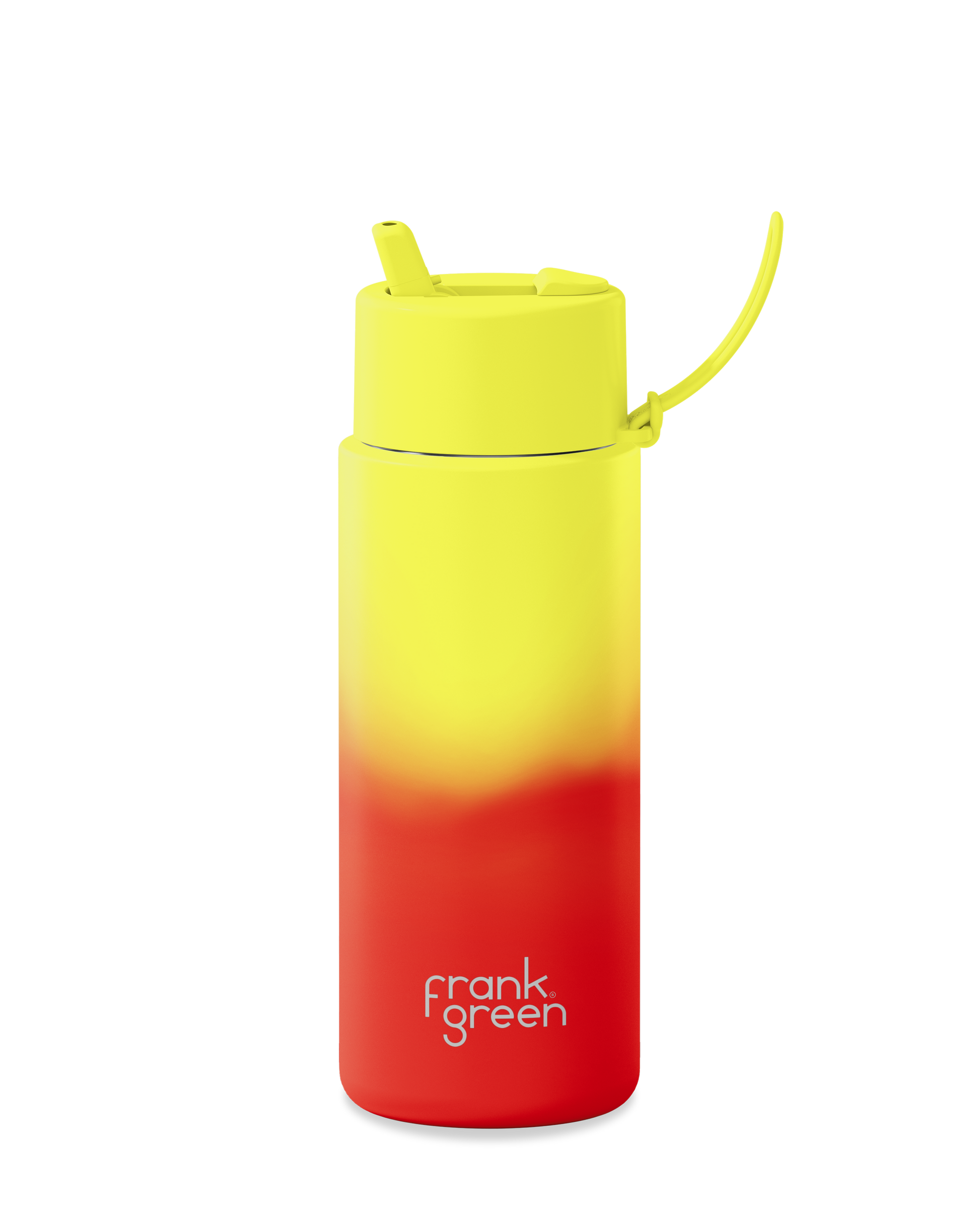 34oz SS Single Wall Bottle Colour Change with Flip Straw Lid